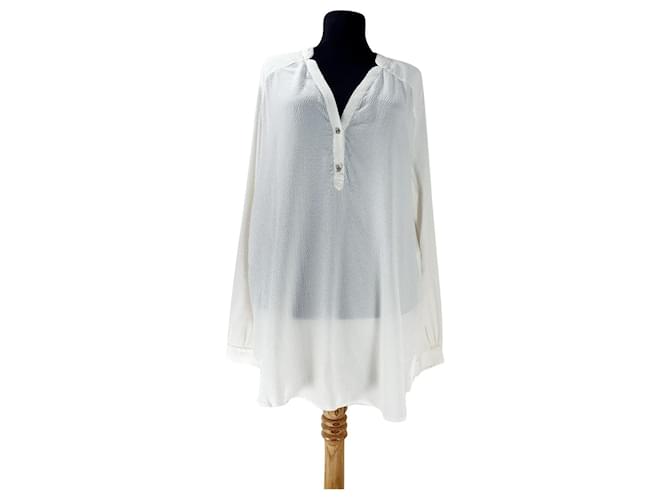 Hugo Boss Top Bianco Seta  ref.502868