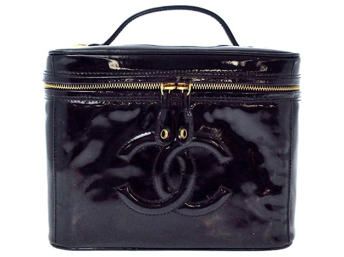 Chanel Vanity Black Leather  ref.502935