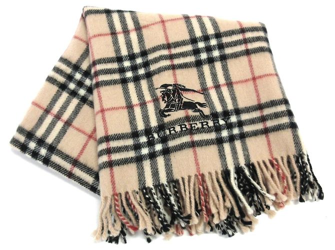 Bufanda de burberry Beige Lana