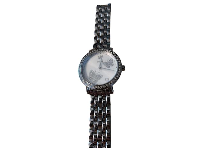 Guess Fine watches Silvery Steel  ref.503571