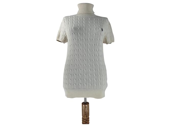 Ralph Lauren Knitwear White Cotton  ref.503572