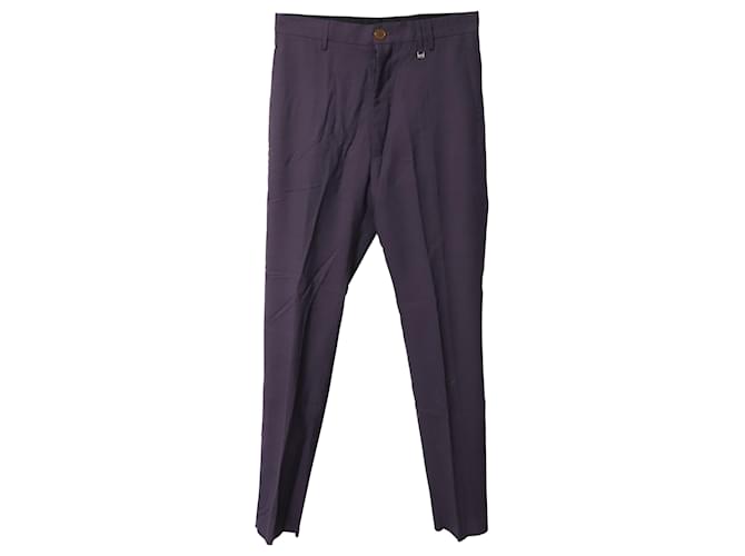 Pantalón de traje Vivienne Westwood de lana violeta Púrpura  ref.503580