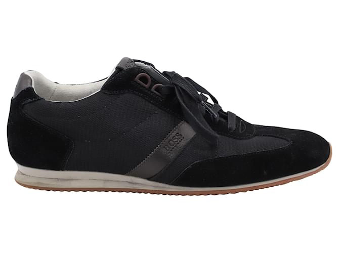 Hugo Boss Boss Orland Trainers in Black Suede  ref.503590