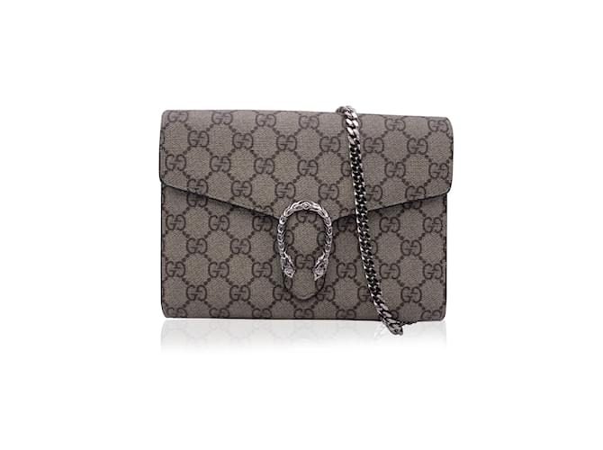 Gucci Dionysus GG Supreme Mini Shoulder Bag Beige