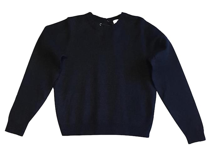 Moncler Knitwear Black Wool Polyamide Mohair  ref.503635