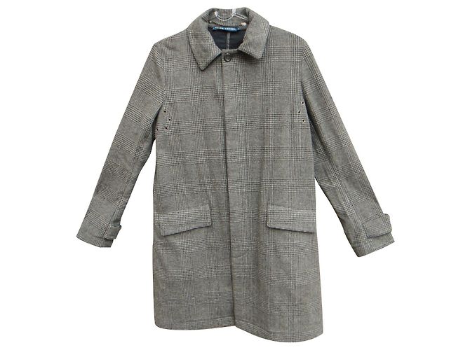 Abrigo de tweed Ralph Lauren talla S Gris