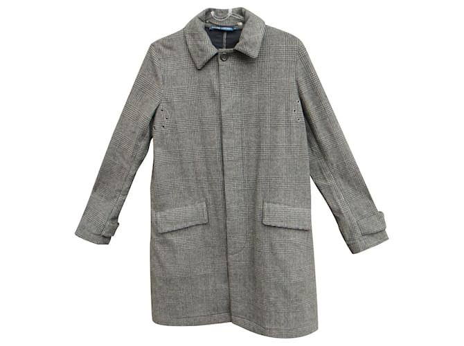 manteau de tweed Ralph Lauren taille S Gris  ref.503647