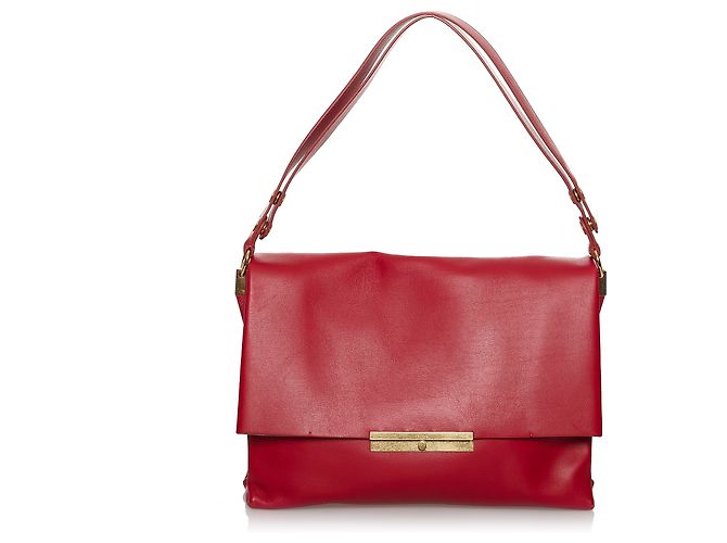 Céline Borsa a tracolla in pelle Celine Red Blade
