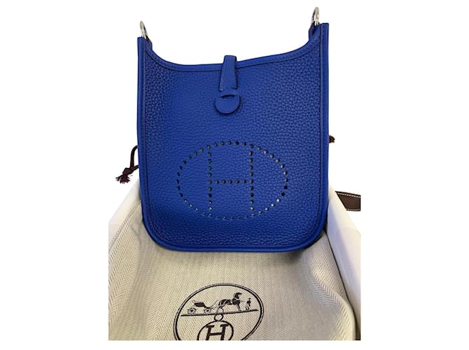 Hermès Evelyne 16 Blue Leather  ref.503881