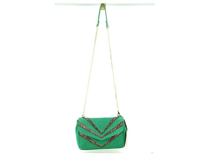 Petite Mendigote Handtasche Dunkelgrün