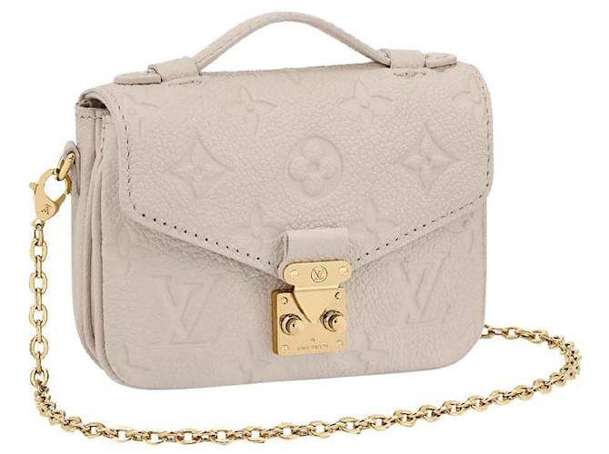 Louis Vuitton LV lined Zip pochette new Beige Leather ref.339976 - Joli  Closet