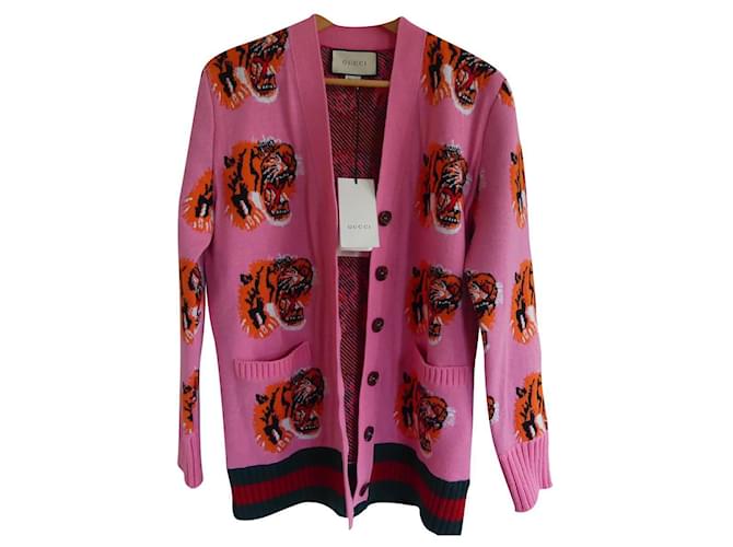 Gucci Knitwear Pink Wool  ref.504145