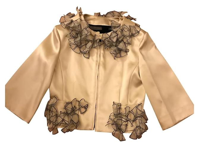 Dolce & Gabbana Jackets Yellow Silk  ref.504186