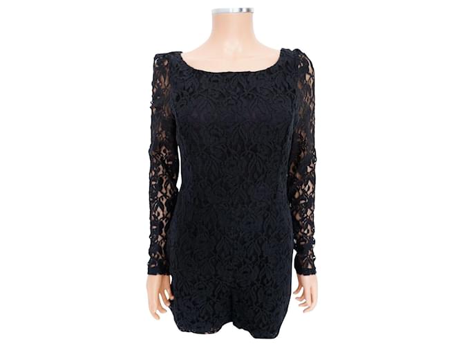 Alice by Temperley Lace playsuit with exposed zip Black  ref.504251