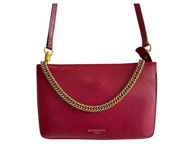 Givenchy Bolsos de mano Roja Cabra ref.504278 - Joli Closet