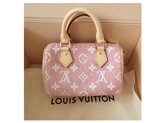 RARE NWT Louis Vuitton Nano Speedy Patent Mochi Pink Valentine’s Day 2023