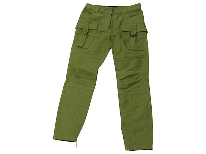 Pantaloni cargo Derek Lam in cotone verde oliva  ref.504417