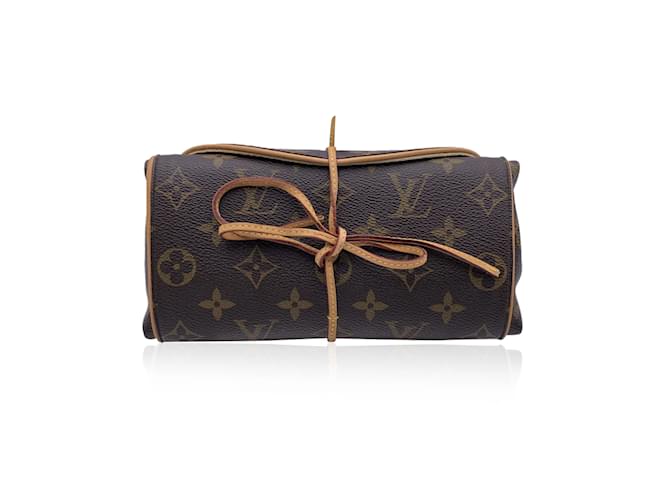 Louis Vuitton LV monogram valet tray Brown Leather ref.191070 - Joli Closet