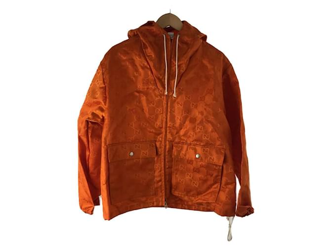 Overeenkomend Bukken interieur GUCCI OFF THE GRID / Hooded Jacket / 44 / Nylon / Orange ref.504658 - Joli  Closet