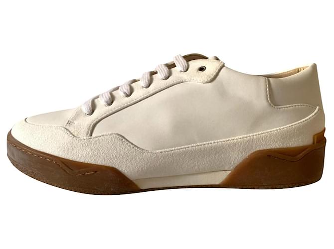 Stella Mc Cartney Sneakers bianche in pelle vegana Bianco Sintetico  ref.504744