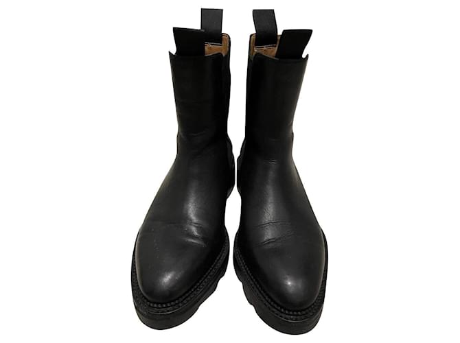 Alexander Wang Boots Black Leather  ref.504772