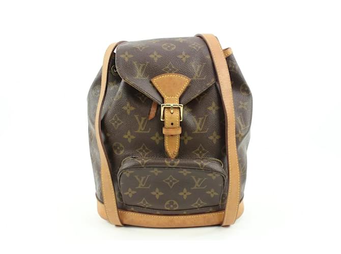 Louis Vuitton Montsouris MM Monogram Backpack Shoulder Bag 