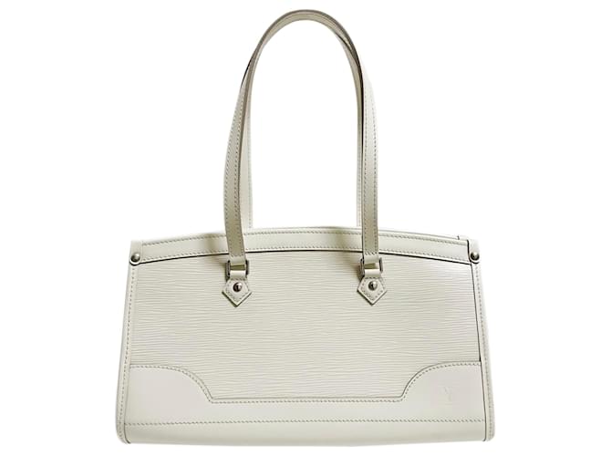 Louis Vuitton White Epi Madeleine PM Leather ref.504817 - Joli Closet