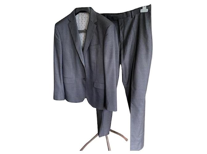 Gray KENZO suit Dark grey Wool  ref.504887