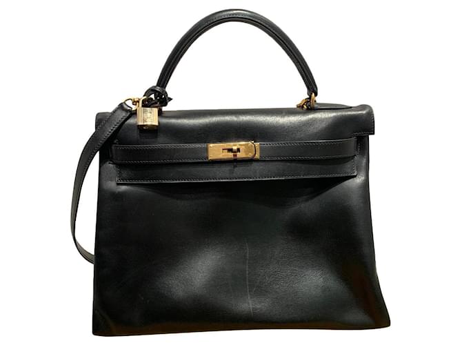 Hermès hermes kelly Black Leather ref.905077 - Joli Closet