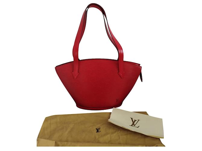 Louis Vuitton Saint Jacques Red Leather  ref.504946