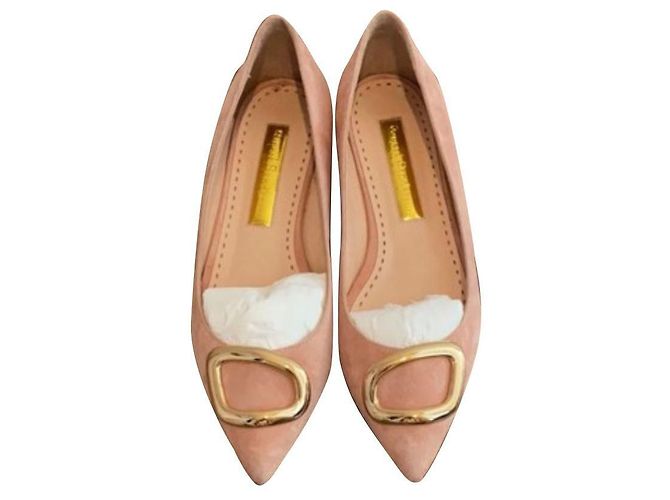 Rupert Sanderson Bedfa flats Pink