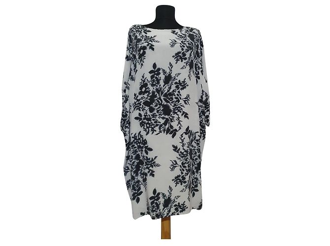 Vestido de seda By Malene Birger Gris Multicolor