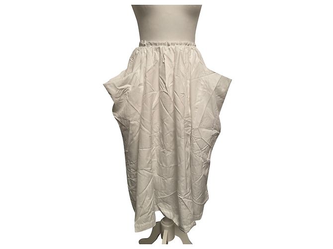 Comme Des Garcons Rock Weiß mit Chevron Muster
