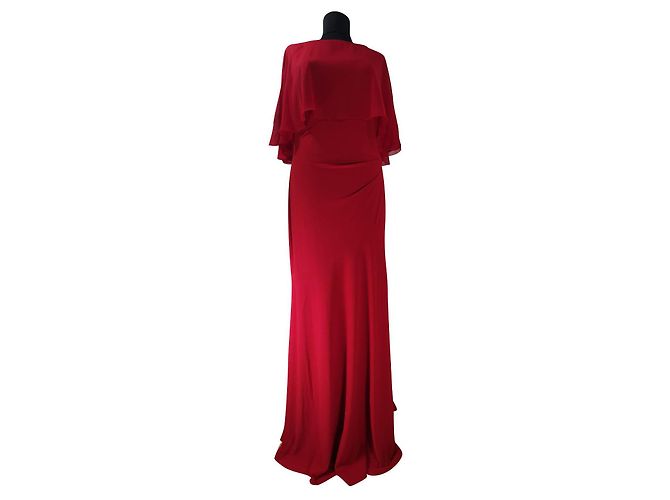 Ralph Lauren Maxikleid Rot