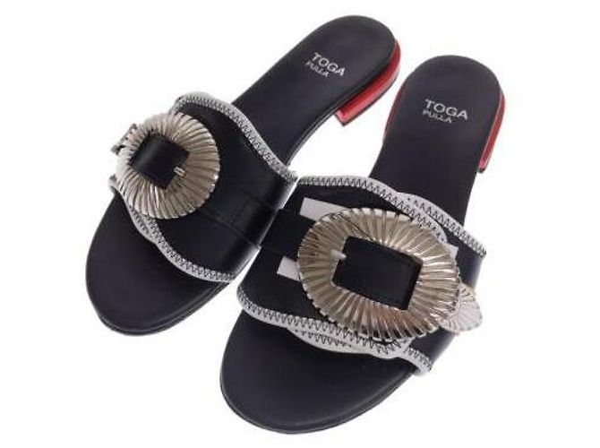 **[Used] TOGA PULLA Sandals Black