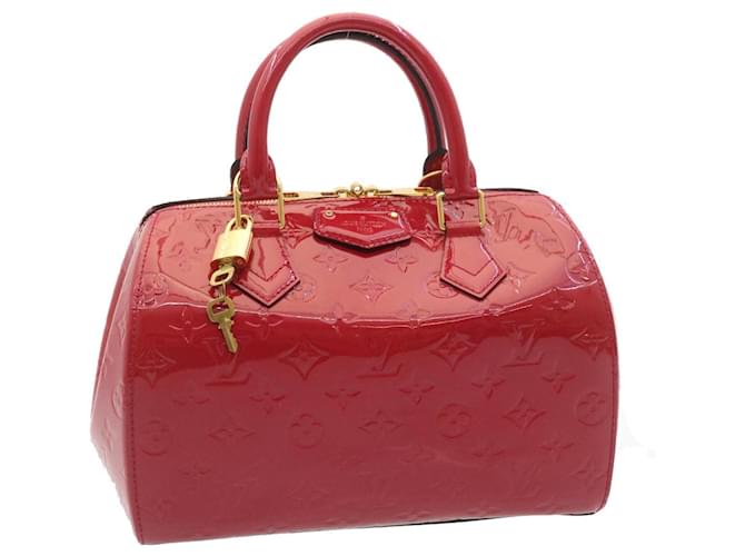 Louis Vuitton Montana Rot Lackleder  ref.505235