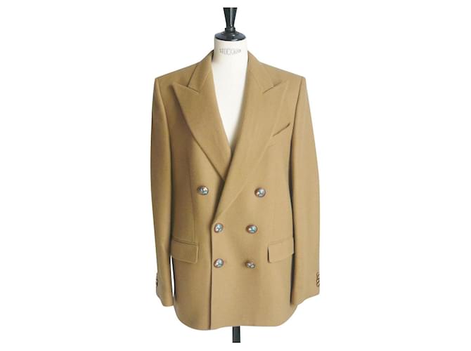 GIVENCHY Men's wool jacket T46 very good condition Beige  ref.505630
