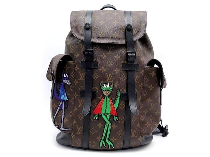 NEW LOUIS VUITTON CHRISTOPHER PM ZOOM WITH FRIENDS M BACKPACK45617