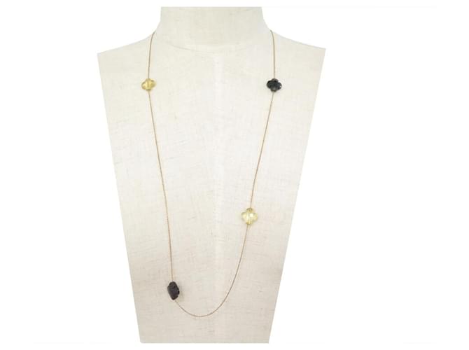 NECKLACE MORGANNE BELLO CLOVER FRIANDISE NECKLACE 80cm Yellow gold  