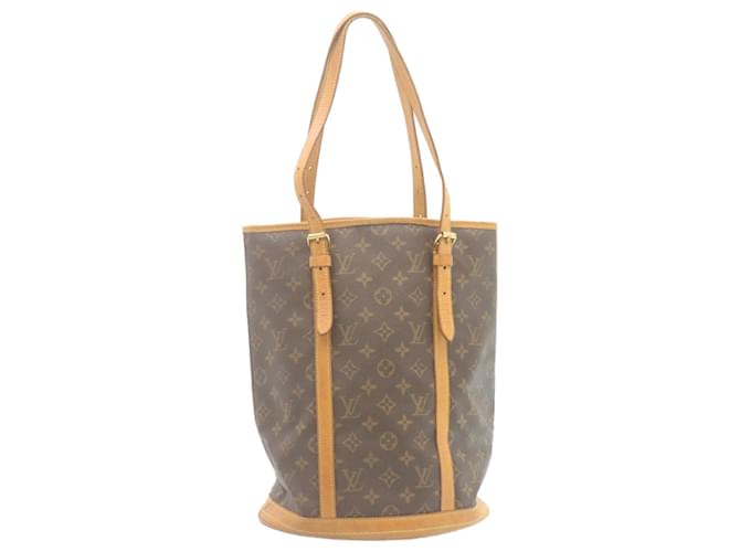 Louis Vuitton Bucket GM Grey Cloth  ref.506182