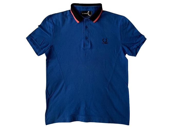 Polo Raf Simons x Fred Perry Azul