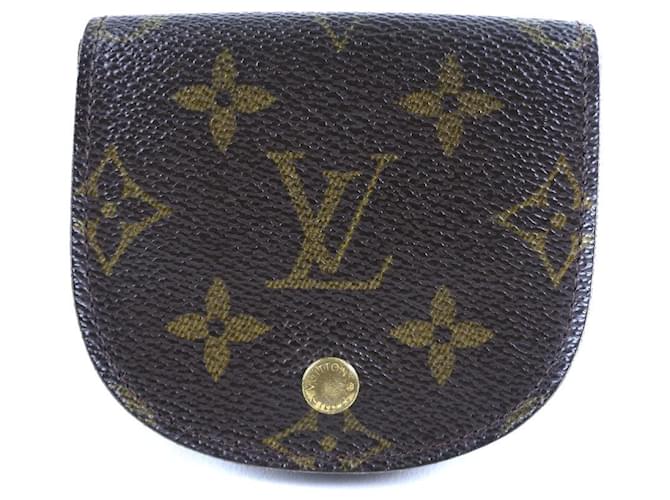 Louis Vuitton Porte monnai Cuvette Brown Cloth ref.969773 - Joli Closet