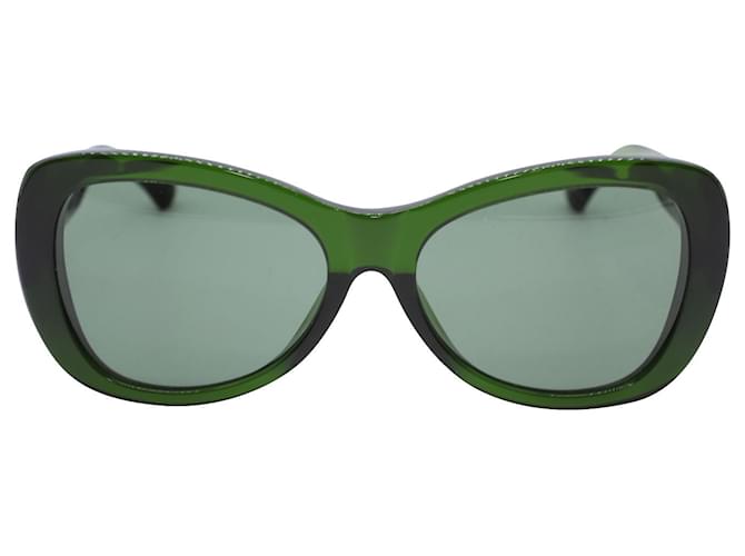 Dries Van Noten Dries 195 Round Sunglasses in Green Acetate Cellulose fibre  ref.506538