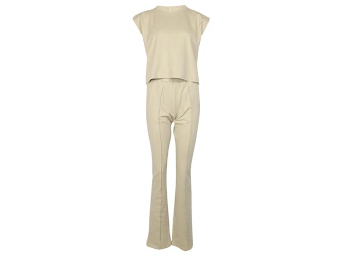 Autre Marque Prevu Shirt and Trouser Set in Beige Viscose Cellulose fibre  ref.506539