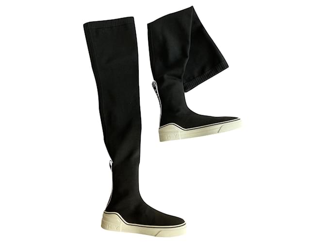 givenchy boots black and white