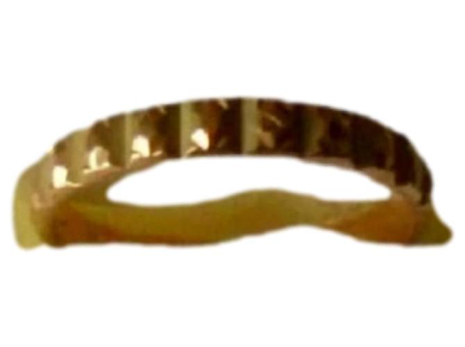 Autre Marque Ring Golden Gold  ref.506893