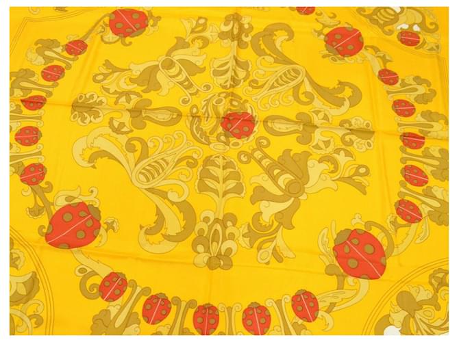 Hermès scarf Yellow Silk  ref.507010