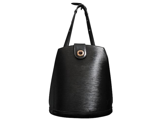 Louis Vuitton Cluny epi leather Black  ref.507358