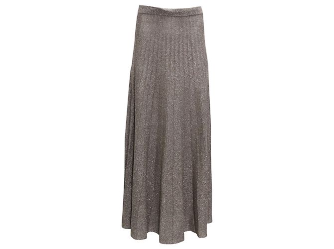 Jupe Fleurie Joseph En Soie 100% - Taille 42 (14), Verte, Neuve Sans étiquette