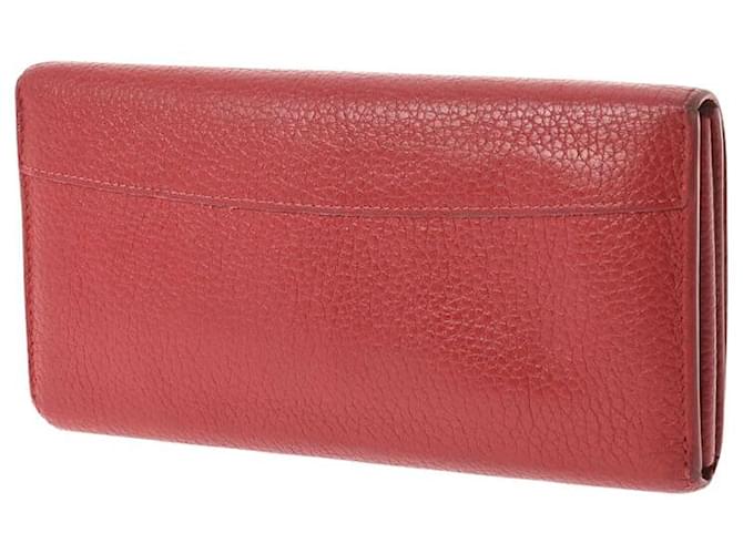 Louis Vuitton Portefeuille capucines Red Leather  ref.507769